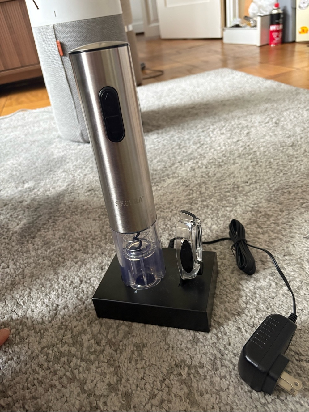 Electric Wine Opener in Silver